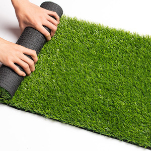 Césped Artificial Verde Oscuro Natural de 20 mm, Césped <span class=keywords><strong>Sintético</strong></span> de PP de Alta Densidad para Jardín, Fácil de Instalar, Cortable a Medida - Product Image 3