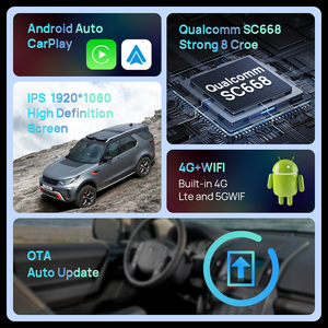 Android màn hình cho Land Rover Discovery 5 2017 - 2020 13.3 inch màn hình cảm ứng đài phát thanh và điều hòa không khí điều khiển AC Bảng điều chỉnh - Product Image 3