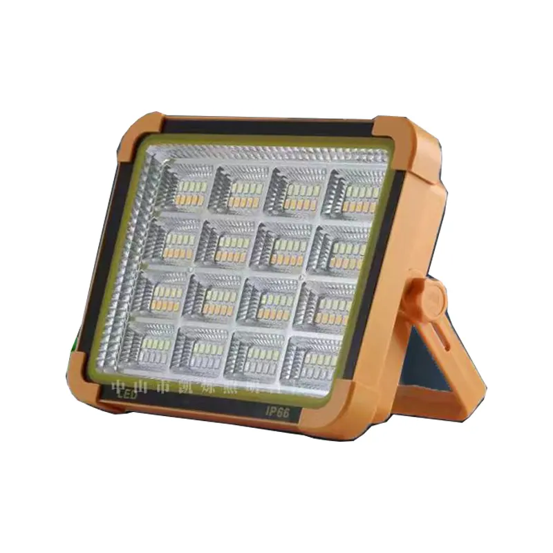 Ip65 Waterproof Usb Rechargeable Portable Emergency Hand Lamp Solar Led Flood Outdoor Garden Light