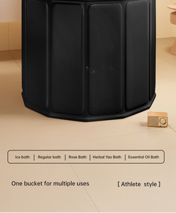 106Gal Portable Ice Bath Recovery Pod Cold Plunge for Adult <strong>Athletes</strong> with Wooden <strong>Boards</strong> - Product Image 5