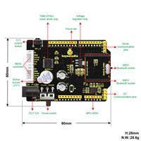 Keyestudio Balance Car Shield V3 Compatible con Arduino, Módulo de Accionamiento de Motor para Coche de Equilibrio