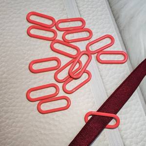 Wholesale 0-Shaped Ring Buckle Adjustable Alloy Metal Bra <b>Strap</b> Adjuster Slider Underwear Accessories with for Bra Slider G Hook - Product Image 2