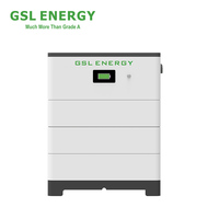 Batterie solaire au lithium GSL ENERGY haute tension 50ah 153.6V 230.4V 460.8V 30kwh 25kwh Lifepo4 empilable LFP pack de batteries au lithium-ion solaire
