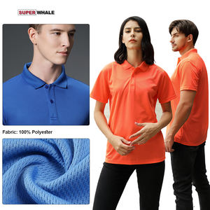 남성용 여름 통기성 반팔 폴로 티셔츠 도매 - Product Image 3