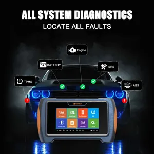 Pemindai mobil NP716, alat diagnosa sistem penuh DPF/ABS/TPMS mobil Obd2