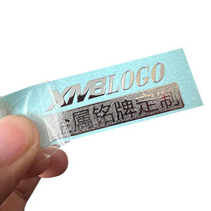 Impression UV étanche Logo personnalisé Plaque signalétique Autocollant Tear-Off <span class=keywords><strong>Film</strong></span> Lettrage Chinois-Anglais Texte Métal Marque Décorative - Product Image 5
