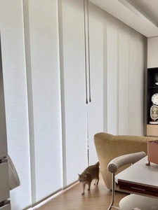 <span class=keywords><strong>Stores</strong></span> <span class=keywords><strong>japonais</strong></span> <span class=keywords><strong>occultants</strong></span> à commande par glissière, installation facile, pour la filtration de la lumière, panneaux verticaux pour séparateur de pièce - Product Image 6