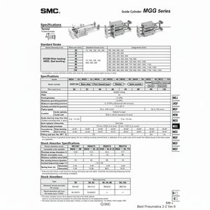 คู่มือการใช้งานระบบนิวเมติกส์ MGGMF63-100 - Product Image 1