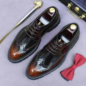 Chaussures Richelieu en Cuir Haut de Gamme Artisanales à Trois Pièces, Fabriquées à la Main par Goodyear, à Lacets, Style Business Décontracté pour Hommes, Modèle Intemporel - Product Image 6