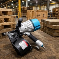 Pistolet à clous pneumatique TOUA CN100 de qualité industrielle, personnalisation OEM ODM, corps en aluminium, pour palettes, caisses et bardages, garantie 1 an