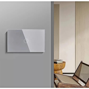 Tuya Smart Home Geräte WLAN Touch-Glaspanel Produkt US Smart Wandlichtschalter Kompatibel mit Alexa Ohne Neutralleiter - Product Image 4