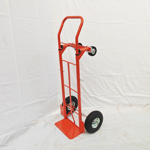 Chariot de manutention manuel HT1842 à 3 roues en acier avec poignée détachable pour entrepôt - Product Image 3