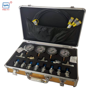 صندوق أدوات اختبار هيدروليكي للخدمة الشاقة مع مقياس ضغط وملحقات هيدروليكية - Product Image 4