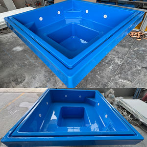 Kleines Haus Kalte Badewanne Tauch pool Spa Schwimmbad Outdoor Family Resort Hinterhof Fiberglas Inground Spa Pool - Product Image 1