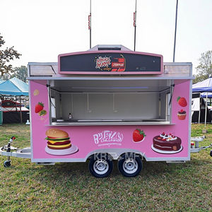 <b>Hot</b> Sale Ice Cream Hamburg Pizza Cart Mobile Truck Shipping Container Food Trailer Food Concession Trailer - Product Image 1