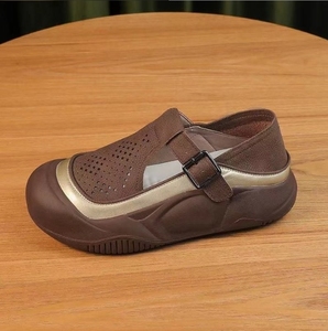 <span class=keywords><strong>Sandalias</strong></span> de suela gruesa con tirantes para <span class=keywords><strong>mujer</strong></span>, <span class=keywords><strong>sandalias</strong></span> huecas cómodas y transpirables, zapatillas de deporte de fondo suave, <span class=keywords><strong>sandalias</strong></span> para <span class=keywords><strong>mujer</strong></span> - Product Image 4