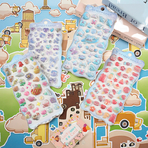 Waterdichte PVC-stickerplaat, zelfklevende <span class=keywords><strong>stickers</strong></span>, vinylstickers, op maat gemaakte gepersonaliseerde promotionele offsetdruk, cartoon - Product Image 4