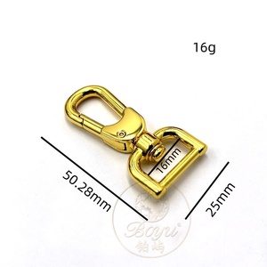 Promotion : Mousquetons pivotants pour chien, connecteurs de sangle de sac, anneaux à ressort ovales, crochets à <span class=keywords><strong>anneau</strong></span> ouvert de 16 mm de diamètre intérieur, accessoires de sac - Product Image 3
