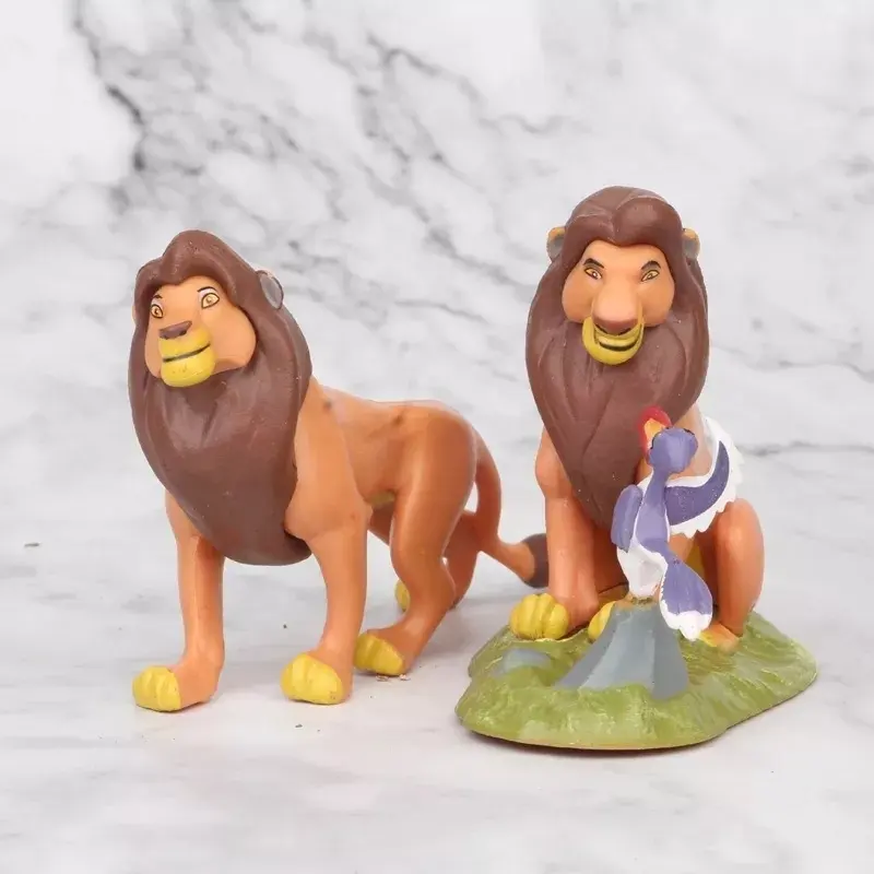 El Consejo de Seguridad El Rey León las figuras de la película de juguete muñeca 8 unids/set Hakuna Matata niño pastel Topper Toppers conjunto 8PCS