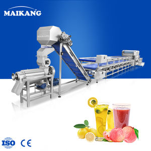 Ligne de production entièrement automatique de lavage et d'extraction de jus de fruits, équipement de traitement de jus de fruits et légumes à grande échelle pour pommes et oranges - Product Image 5