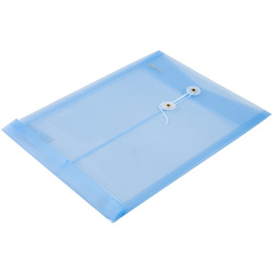 Comix F118 – dossier transparent format A4, sac de protection avec cordon de serrage, couleur bleue, matériau spécial, usage professionnel - Product Image 2