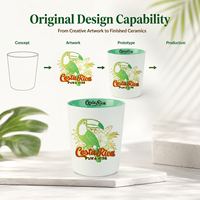 Verres à Tequila en Céramique Souvenirs Touristiques du Costa Rica pour les Invités – Lot de Petites Tasses à Vin en Porcelaine – Personnalisation OEM en Gros