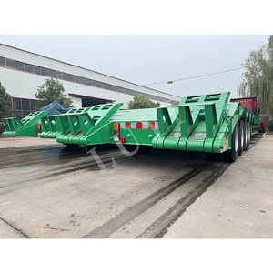 Fourni en usine 4 <span class=keywords><strong>essieux</strong></span> 50-120 tonnes Lowboy lit bas tracteur Lowbed semi-<span class=keywords><strong>remorque</strong></span> à bas prix - Product Image 6