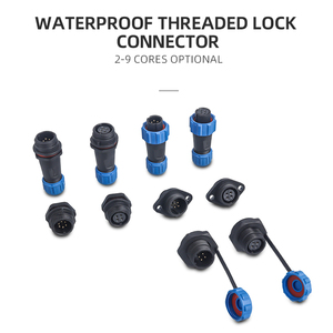 Sp13 IP67 Nhựa Không Thấm Nước Hàng Không Cắm 2 3 4 5 6 7 9 Pin Thẳng Nam Nữ Giao Phối Thông Tư Nối - Product Image 5