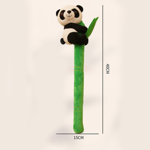 Nouveau design adorable : Jouet de <span class=keywords><strong>massage</strong></span> en peluche Panda grimpant sur bambou, bâton de <span class=keywords><strong>massage</strong></span> doux en peluche pour soulager les douleurs dorsales, idéal comme cadeau d'anniversaire - Product Image 2