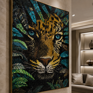Mosaïque murale en verre de Marseille - Style européen écologique résistant à l'eau pour la décoration intérieure de la chambre, du salon et de l'hôtel - Product Image 6