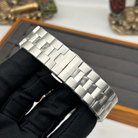 Montre mécanique de luxe pour homme, marque haut de gamme, acier inoxydable de haute qualité, cristal saphir, affichage de la date, aiguilles lumineuses