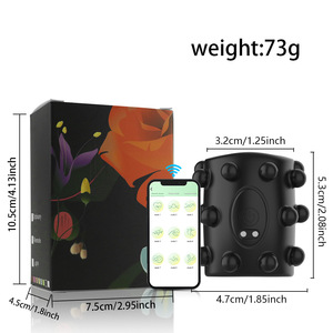 Hot selling new styles, factory wholesale <b>Vibrating</b> Wearable Penis Locking Sleeve <b>for</b> <b>Men</b> Adult Delay Training - Product Image 3