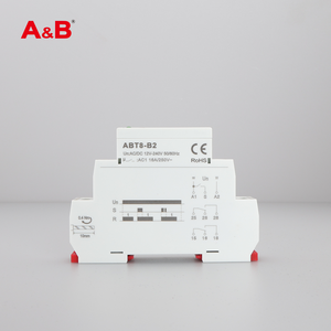 A&B ABT8-B2-A230 Mini-relais intelligent sur rail DIN 250V Électronique 16A 50/60Hz Contrôle automatique <span class=keywords><strong>Minuteur</strong></span> <span class=keywords><strong>électrique</strong></span> <span class=keywords><strong>modulaire</strong></span> réglable 10 - Product Image 2