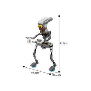 Funbuild Star Plan Plastic Robot Sets Wars Model Clone Toys Bricks Wars 360 Droid Model Building Blocks Toy - Product Image 6