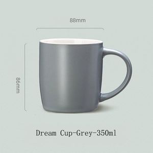 แก้วเซรามิกสวยงามหลากสี แก้วมัค Bone China แบบ OEM สำหรับดื่มน้ำ นม และกาแฟ - Product Image 2
