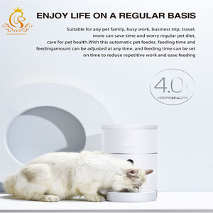 Distributeur automatique de nourriture pour animaux de compagnie EUR PET, contrô<span class=keywords><strong>le</strong></span> par application téléphonique, Wifi intelligent, <span class=keywords><strong>rappel</strong></span> automatique avancé, programmable, pour chat et chien - Product Image 6