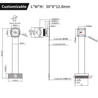 Compatible con Oem Ov2732 2mp 1080p 60fps 240fps Automotive Surround View DVP Mipi Interface Camera Module HDR