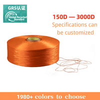2000 Colors Are Available Grs-certified pp Polypropylene Yarn Waterproof Suitable for Webbing FDY Polypropylene Filament Yarn