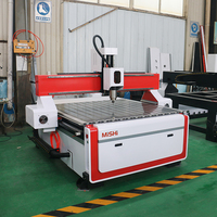 Fresadora y máquina de tallado CNC 1212 de 3 ejes con control NC Studio DSP, husillo único para madera/acrílico/fabricación de muebles