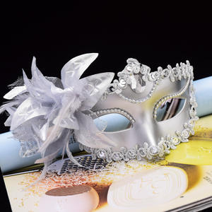 Moda Prom Party Eyemask Lace Halloween Party Mask Decoração Props Tema Evento Feminino Ball Mask Maquiagem Ball Mask - Product Image 1