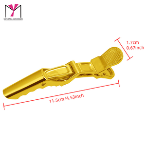 Pinza de cocodrilo dorada para peluquería, para secciones de cabello, al por mayor 2026 - Product Image 5