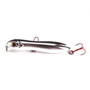 Esca per matita testa <span class=keywords><strong>di</strong></span> serpente 10 cm/15.6G esca per pesca in <span class=keywords><strong>mare</strong></span> <span class=keywords><strong>occhi</strong></span> 3D Wobbler in plastica esca galleggiante da pesca con ganci artificiali - Product Image 3