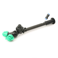 Buse conique à double tête pour pulvérisateur agricole, tige d'extension de 8 mm pour machine de protection des plantes, modèle d'avion pulvérisateur
