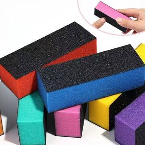 Amilay Bloques Pulidores <span class=keywords><strong>de</strong></span> <span class=keywords><strong>Uñas</strong></span> <span class=keywords><strong>de</strong></span> 3 Caras, <span class=keywords><strong>Lima</strong></span> <span class=keywords><strong>de</strong></span> <span class=keywords><strong>Uñas</strong></span> <span class=keywords><strong>de</strong></span> Esponja con Grano 80/100/180 para Manicura, Reutilizables, Profesionales, para Salón, Venta al por Mayor - Product Image 2