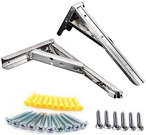 Montaggio a parete Supporto Undermount Lavelli Molla In Acciaio Inox Staffa Pieghevole - Product Image 1