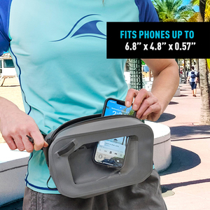 Sac banane étanche IP67 3L avec poche pour téléphone à écran tactile, idéal pour les voyages, les activités de plein air et les sports nautiques - Product Image 5