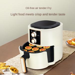 Prix d'usine bon marché Friteuse manuelle à grande capacité de 5L Friteuse domestique à air de cuisine Friteuse à air personnalisée OEM en gros - Product Image 5