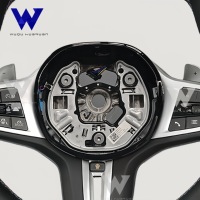Volant chauffant en cuir véritable de haute qualité adapté aux BMW G20 G30 X3 G01 G02 G80 G22 G31 G32 G11 G12 G05 G06