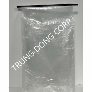 Bolsas tejidas PP laminadas con película BOPP transparente hecha en Vietnam con opción de PE interior Bolsas de plástico de almacenamiento de hilo de colores - Product Image 1