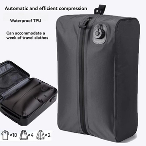 Sacchetto di Compressione Sottovuoto Automatico in Poliestere Impermeabile Leggero Ermetico per Bagagli da Viaggio e Attività all'Aperto - Product Image 1